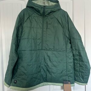 The North Face W Circaloft 1/4 Zip Pull-over Quilted Jacket Mist/Sage Green XL